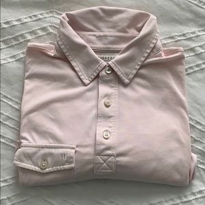 Light pink golf shirt
